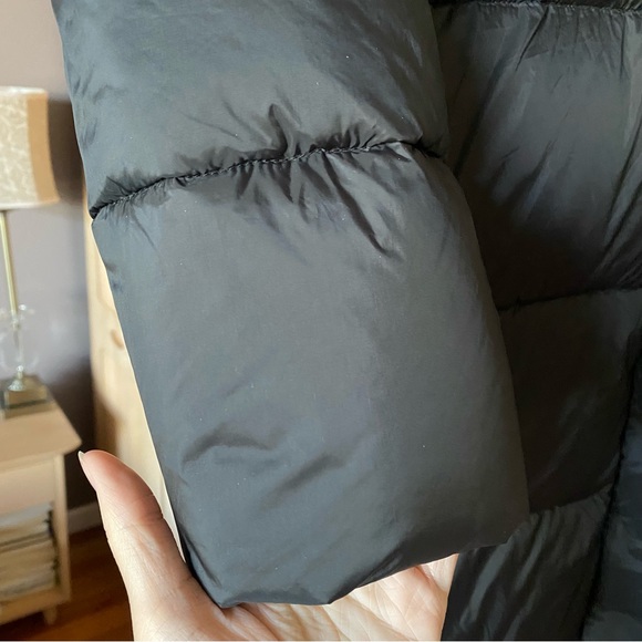 Zara long down feather puffer jacket black - Picture 10 of 16